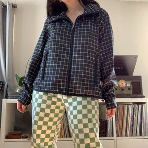 Ralph Lauren Grid Print Windbreaker